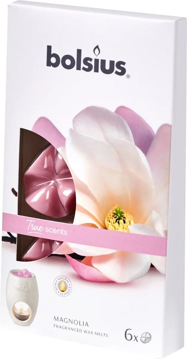 Bolsius True Scents Waxmelts Magnolia - 6 Stuks - afbeelding 5 van 5