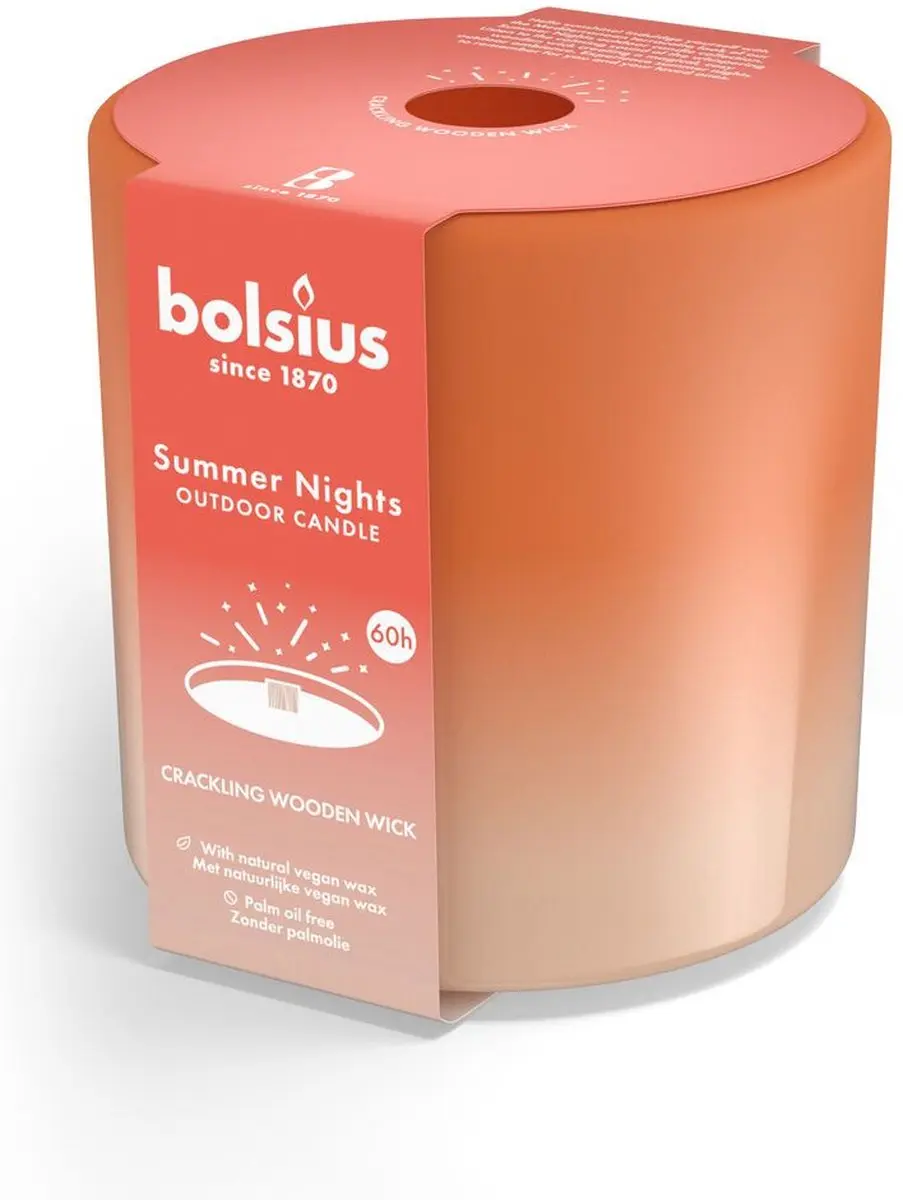 Bolsius Buitenkaars Summer Nights Ivoor