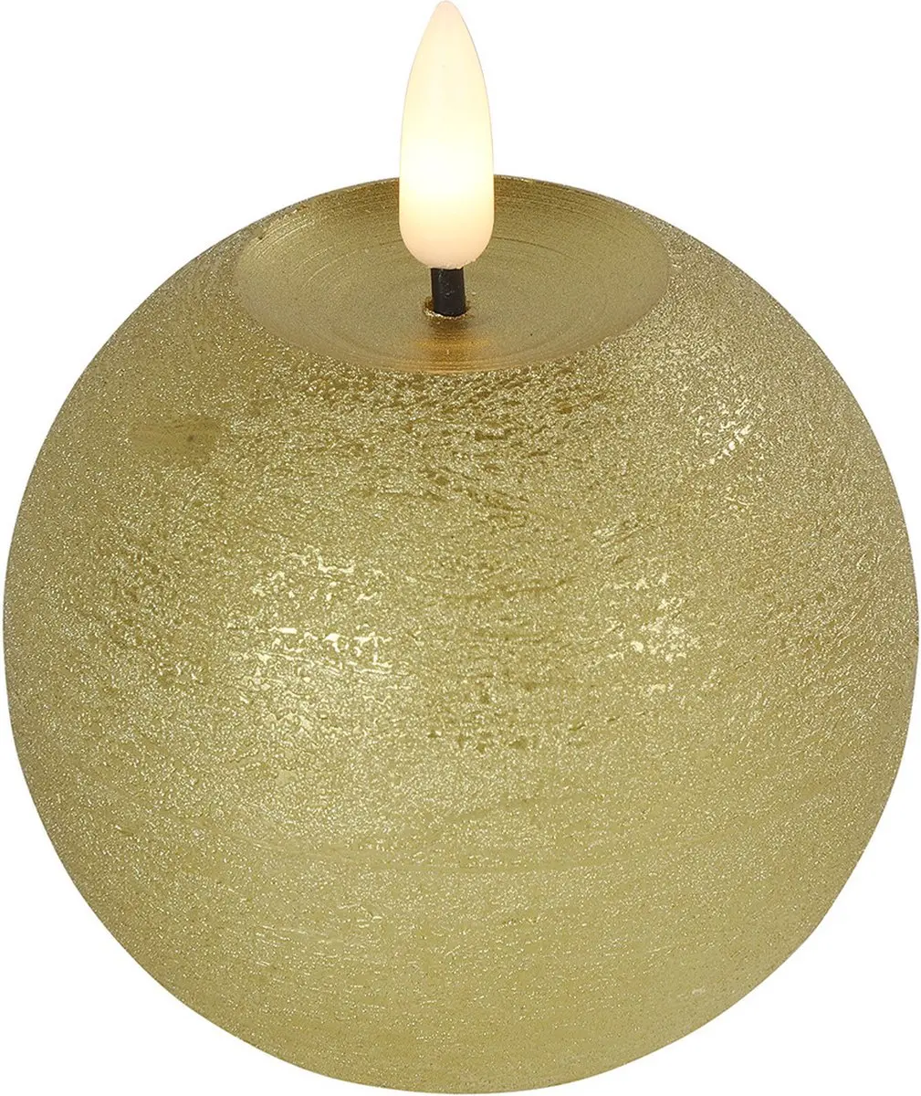 Countryfield LED kaars/bolkaars- goud