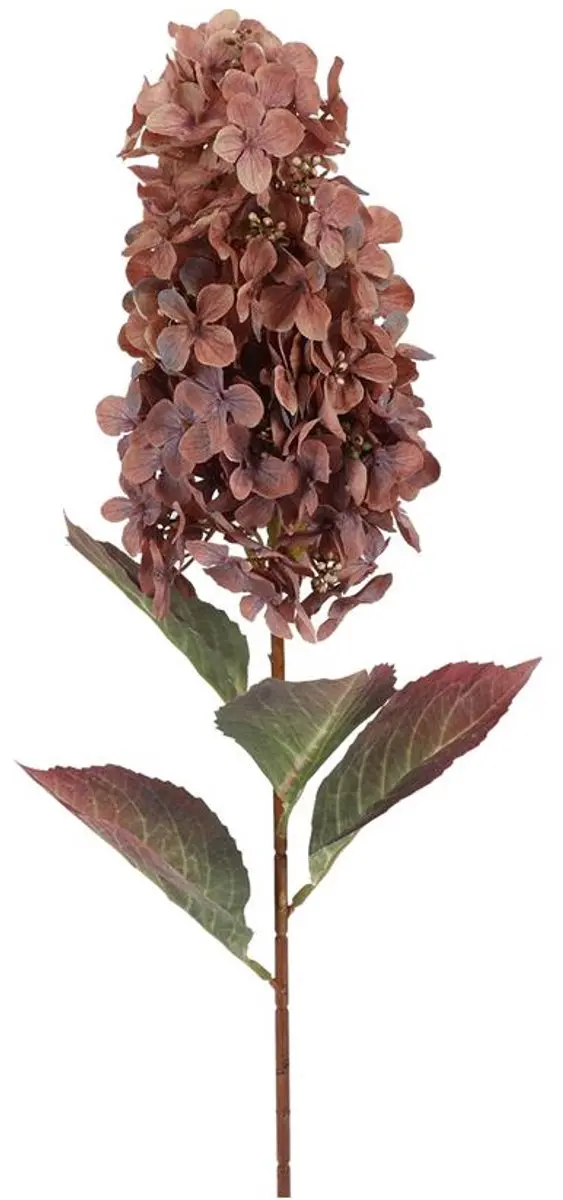 Kunstbloem paniculata hydrangea koper