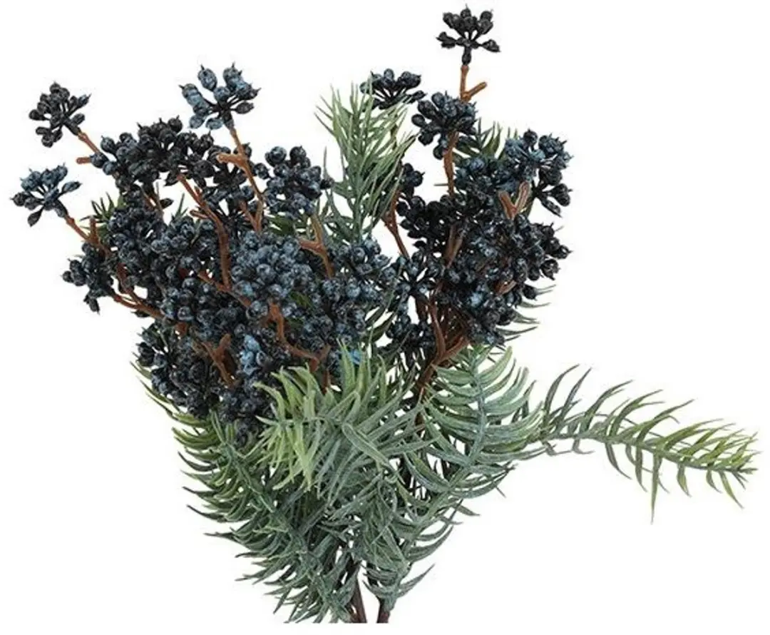 Kunsttak Hedera bes blauw groen 46xH23cm