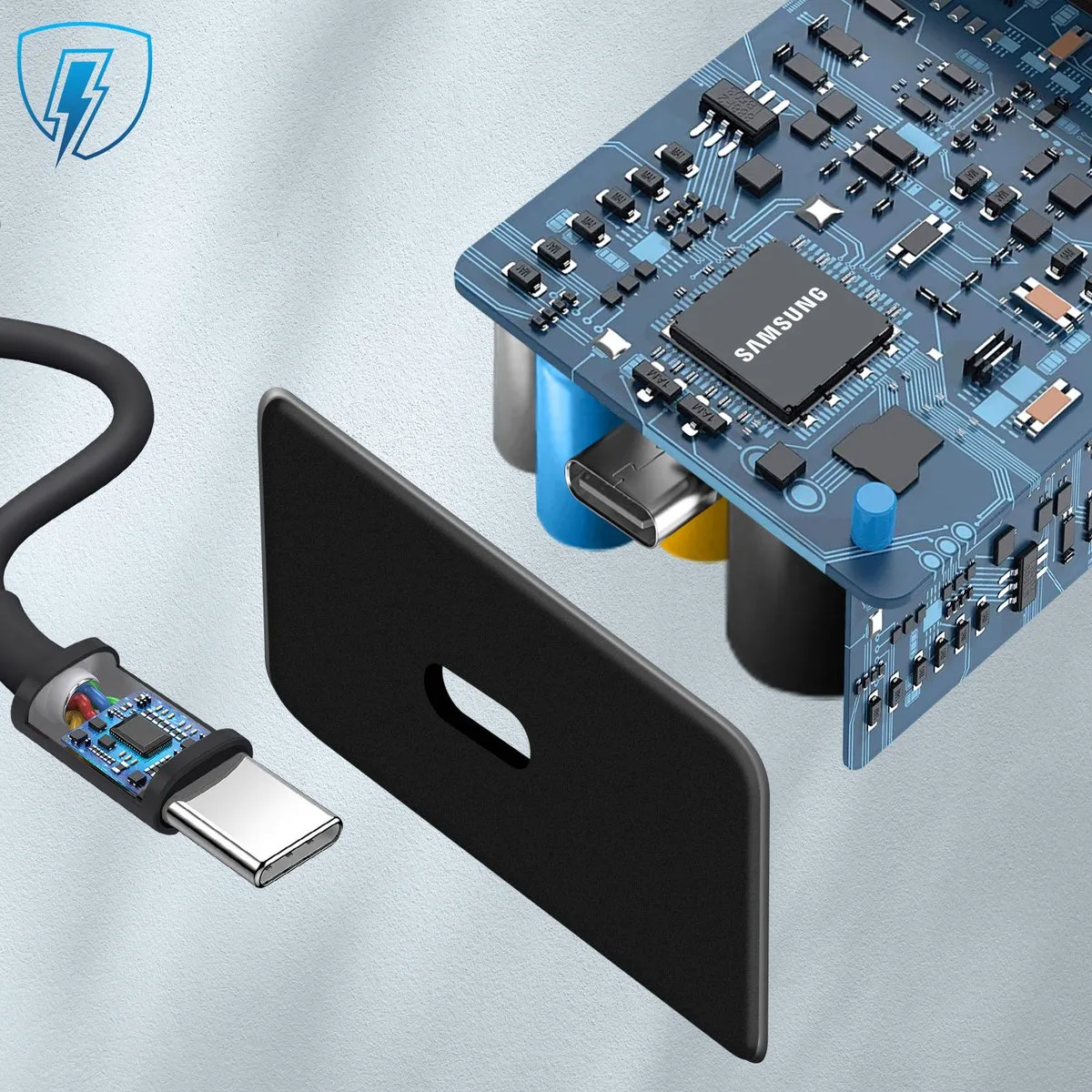 Samsung EP-T1510XBEGEU USB-C Adapter 15W - 1m - Zwart