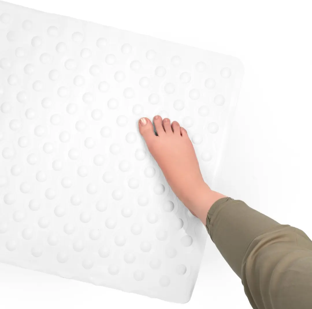 Vitility Badmat Antislip 40x70cm Wit - afbeelding 4 van 6