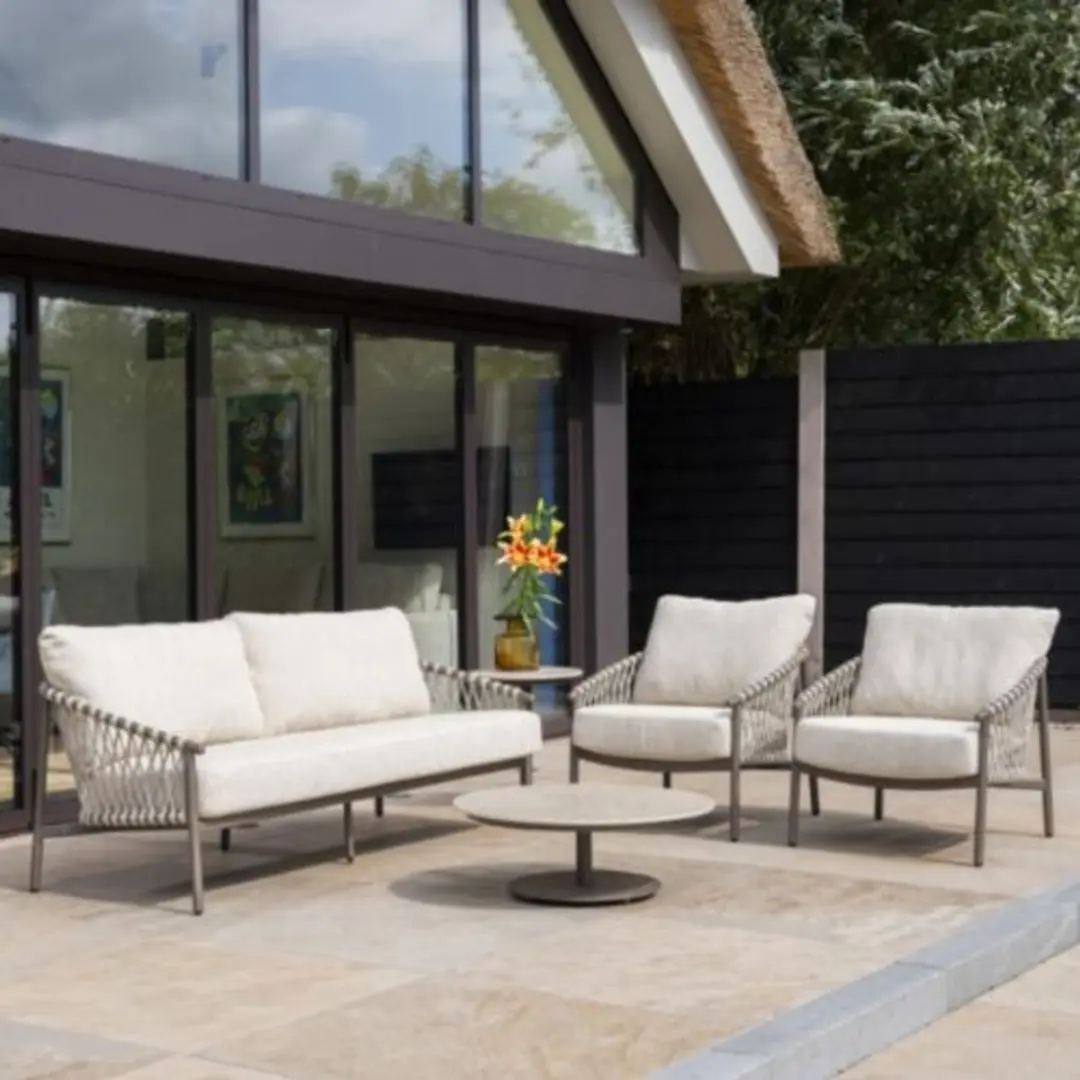 4 Seasons Outdoor Allora Loungebank 3-zits - Terre - afbeelding 3 van 4