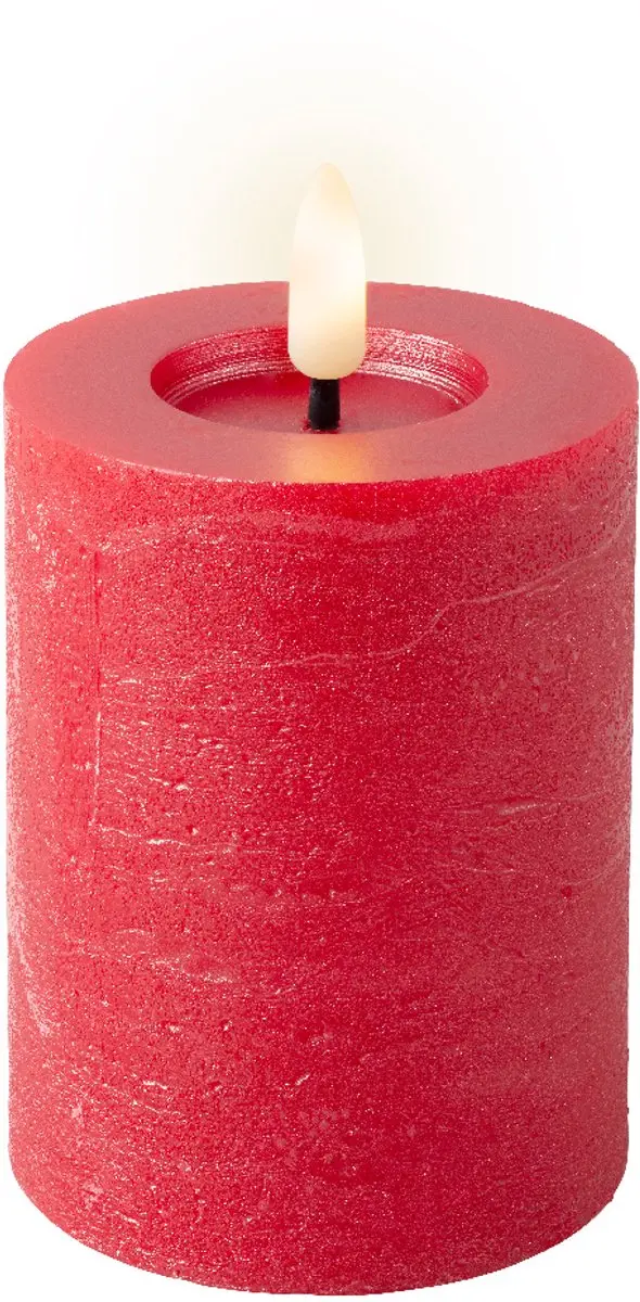 Lumineo LED Waskaars Kerstrood Ø7x11,2cm - afbeelding 3 van 5
