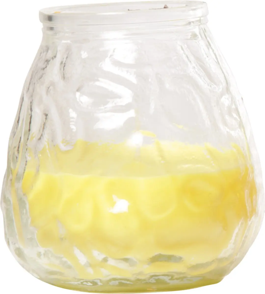 Citronella lowboy - tafelkaars - 10 cm - 40 branduren - citrusgeur