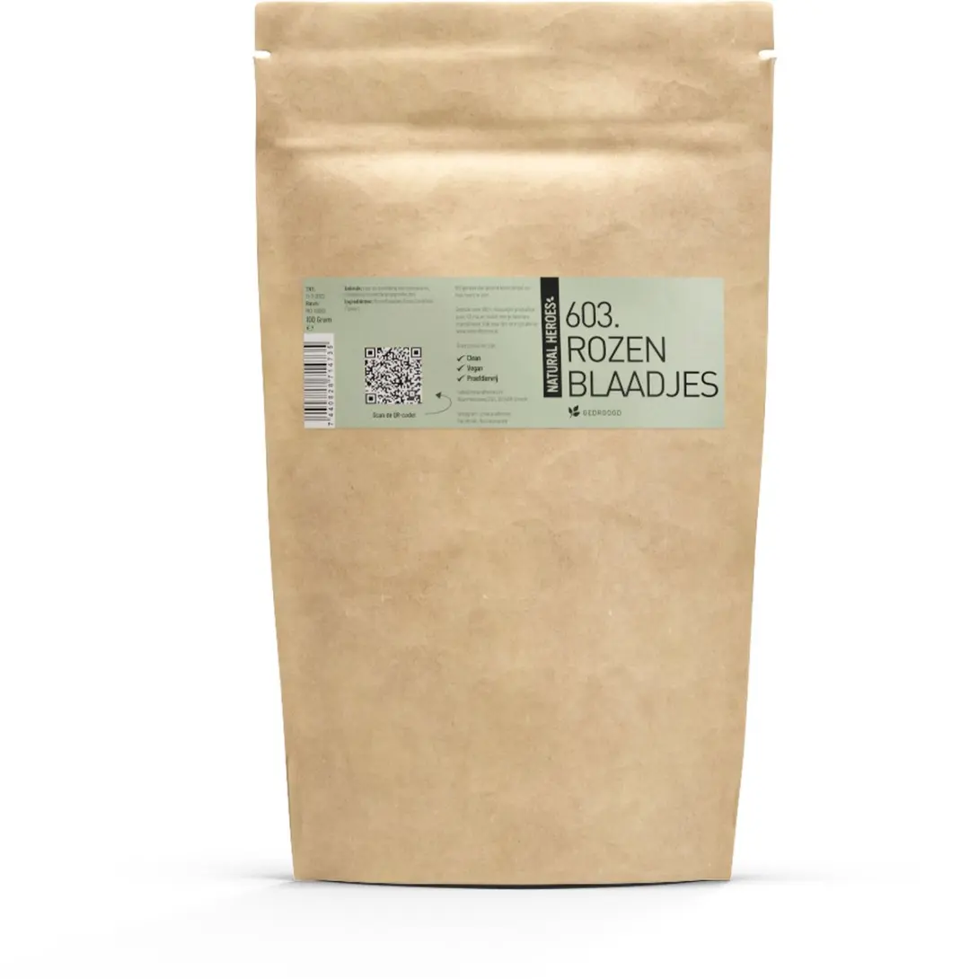 Natural Heroes Rozenblaadjes Gedroogd 25g - afbeelding 2 van 2