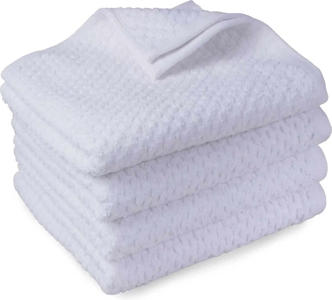 DoubleDry Handdoek Popcorn Weave