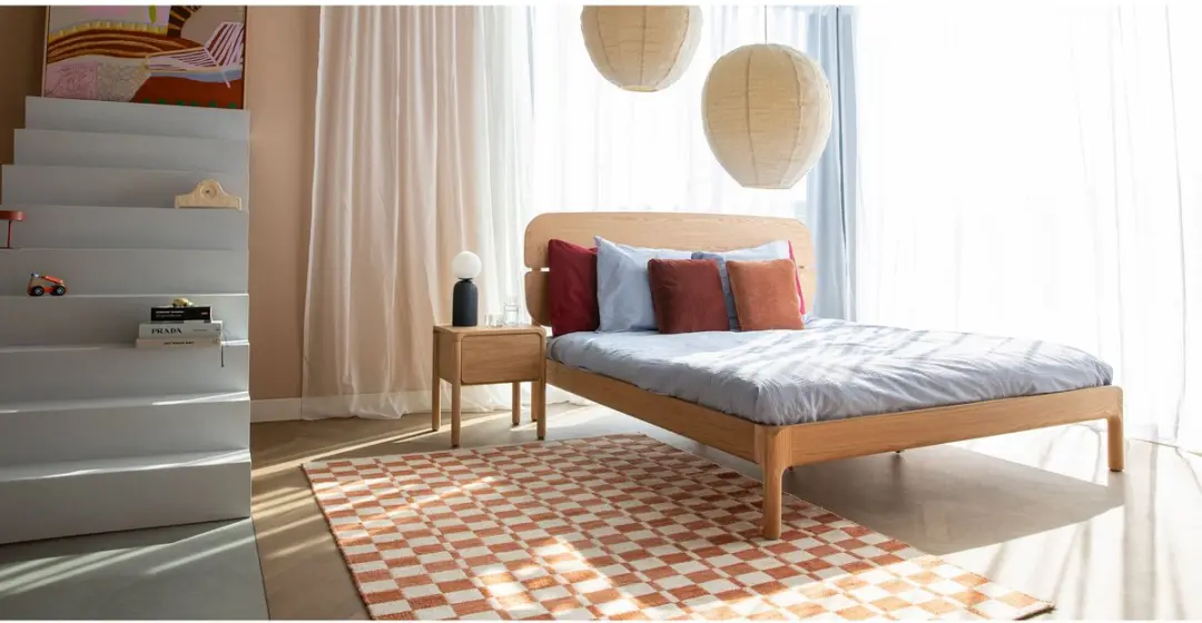 Zuiver Storm Bed Naturel 180x200cm - afbeelding 6 van 6
