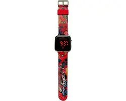 Spider-Man SPD4800 LED Horloge - Rood - afbeelding 5 van 6