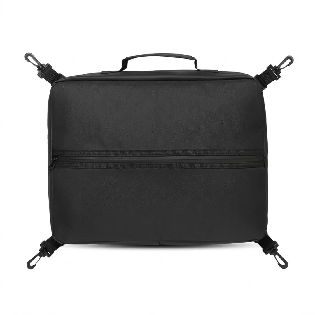 Zwarte tas voor op SUP board draagtas unisex met handvat ritssluiting opberg tas