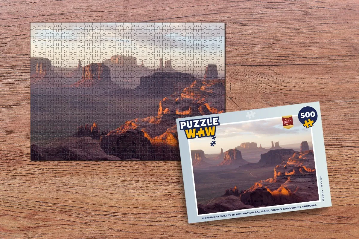 PuzzleWow Monument Valley Grand Canyon Legpuzzel 500 Stuks
