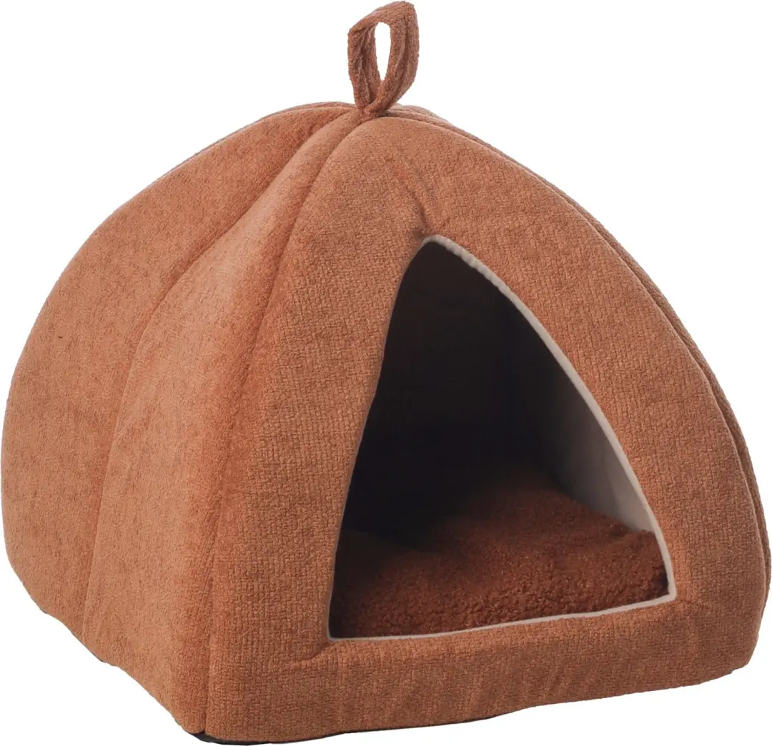 Flamingo - Slaapplaats Pasco Iglo 40x40x35 - Katten mand - Bruin - 562039