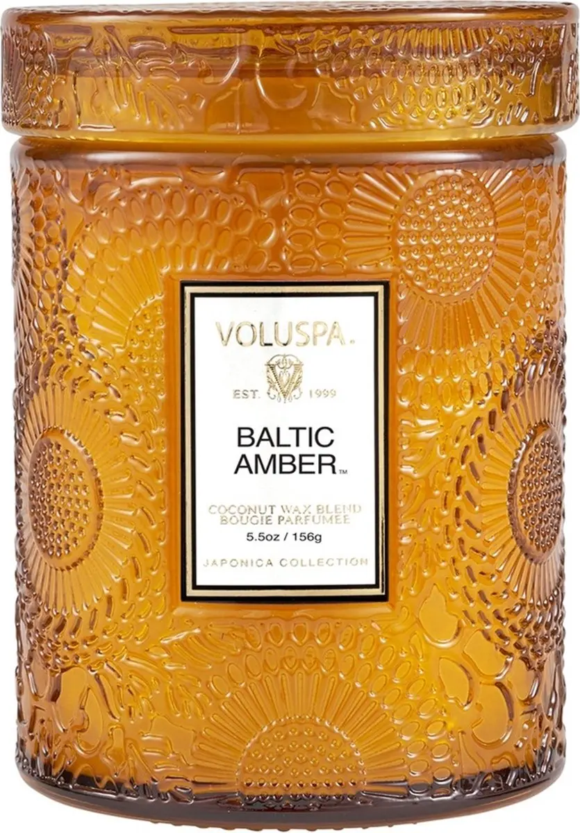 Voluspa Japonica Collection Baltic Amber Geurkaars 156g - afbeelding 5 van 5