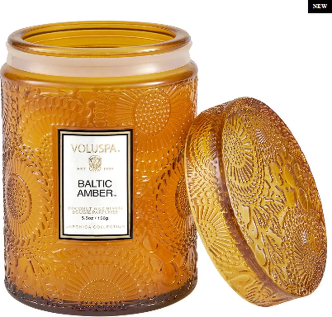 Voluspa Japonica Collection Baltic Amber Geurkaars 156g - afbeelding 3 van 5