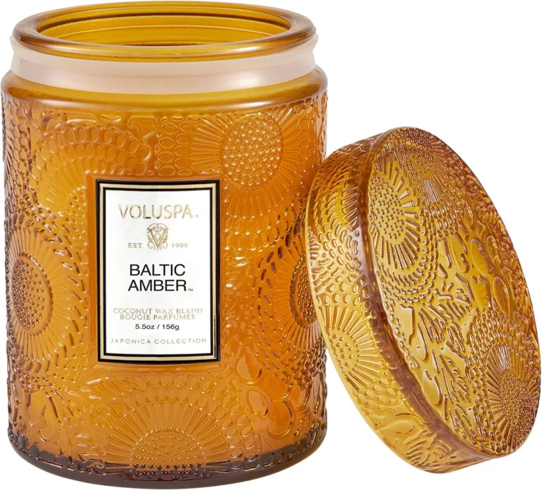 Voluspa Japonica Collection Baltic Amber Geurkaars 156g - afbeelding 4 van 5