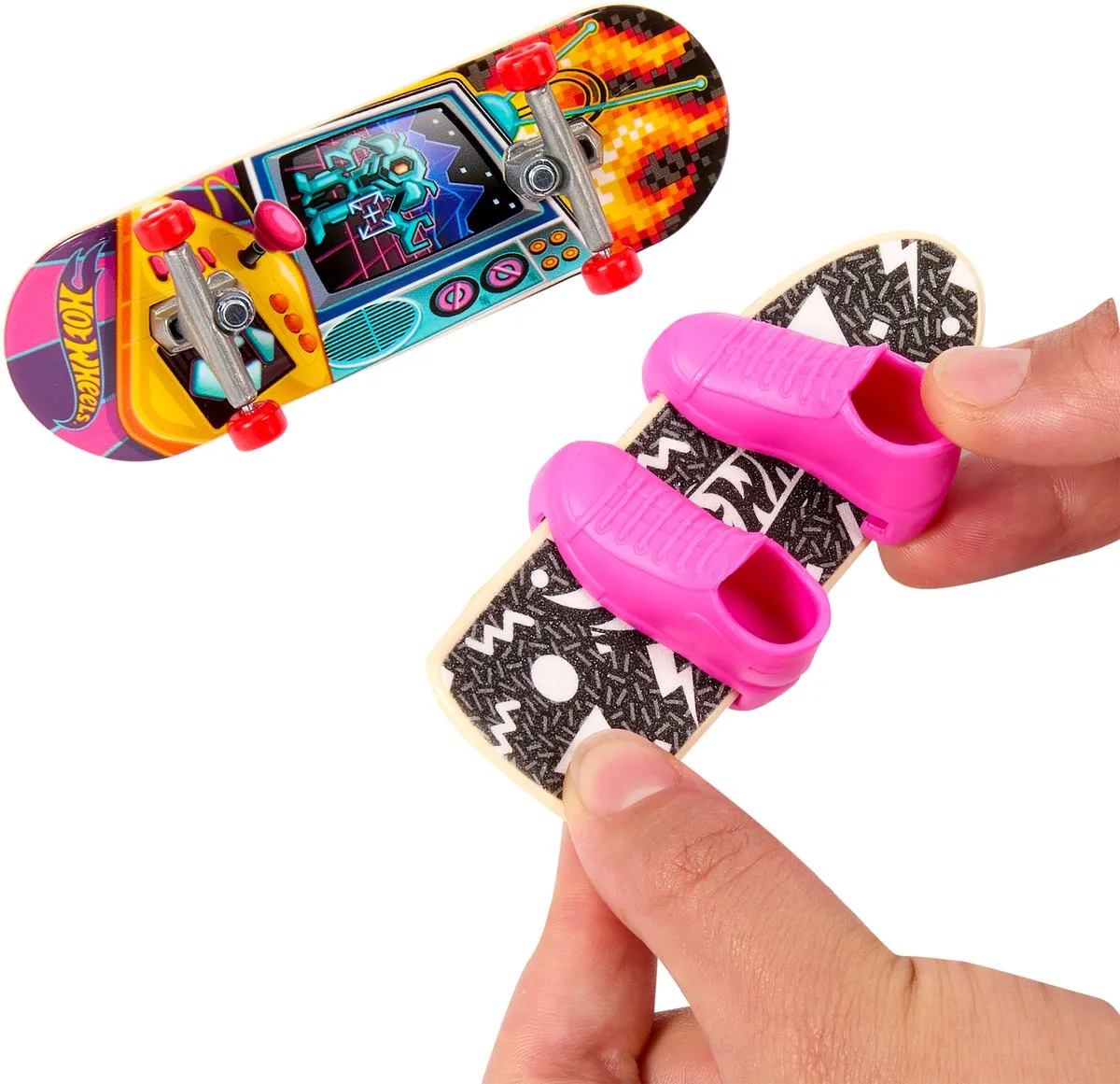 Hot Wheels GNARLY GAMER & HIGH SCORE Helix Vingerskateboardset HXL21 - Meerkleurig