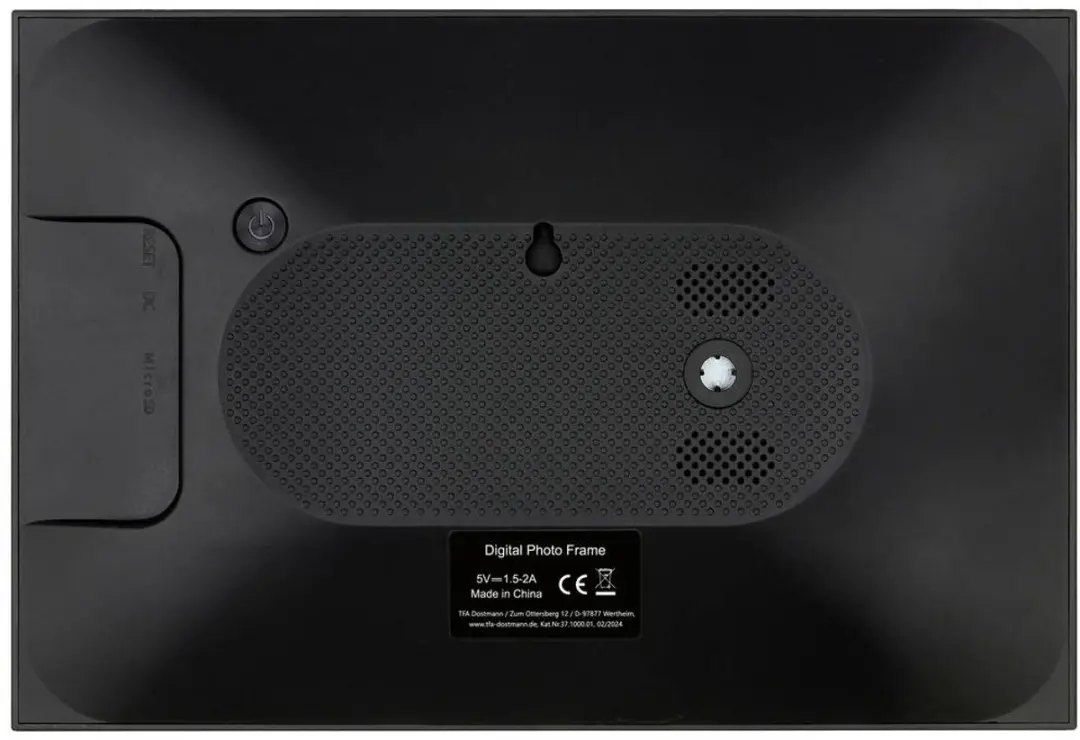TFA Dostmann Frameo Digitale WiFi-fotolijst 10.1" - 1280x800 - 32GB - Zwart - afbeelding 3 van 4