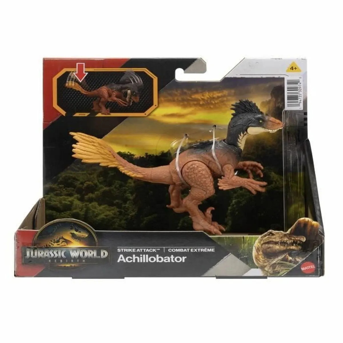 Jurassic World Verrassingsaanval Gelede Dinosaurusfiguur JGB77 - Multicolor