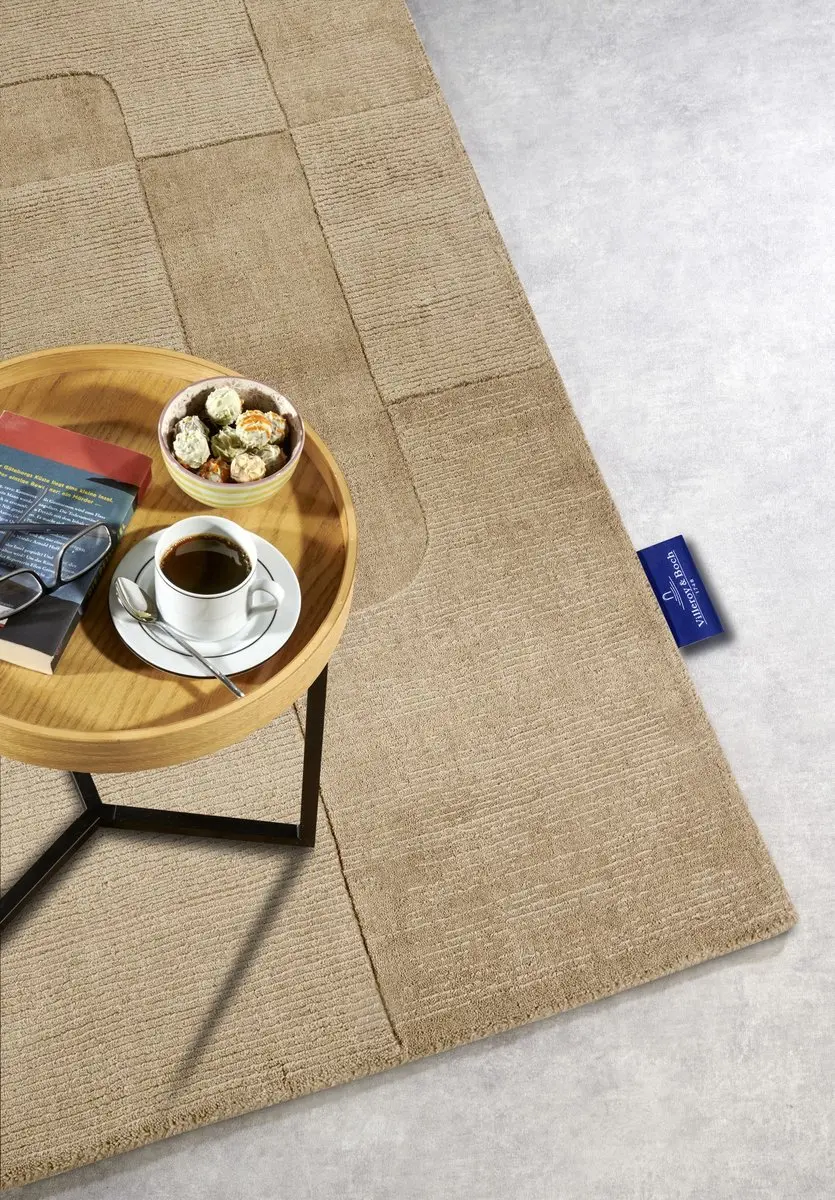 Villeroy & Boch Charlotte Wollen Vloerkleed 80x150cm Beige - afbeelding 2 van 6