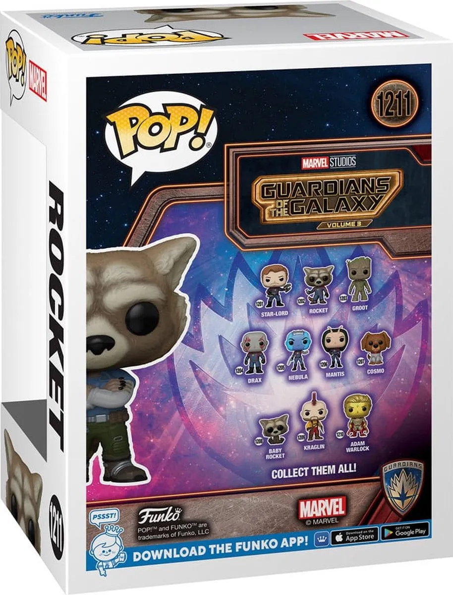 Marvel Guardians of the Galaxy Vol. 3 POP! Rocket Special Edition - 9cm