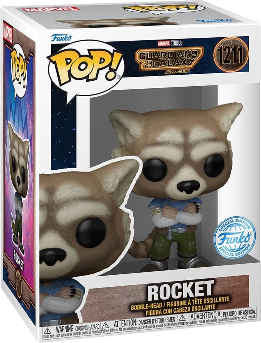 Marvel Guardians of the Galaxy Vol. 3 POP! Rocket Special Edition - 9cm