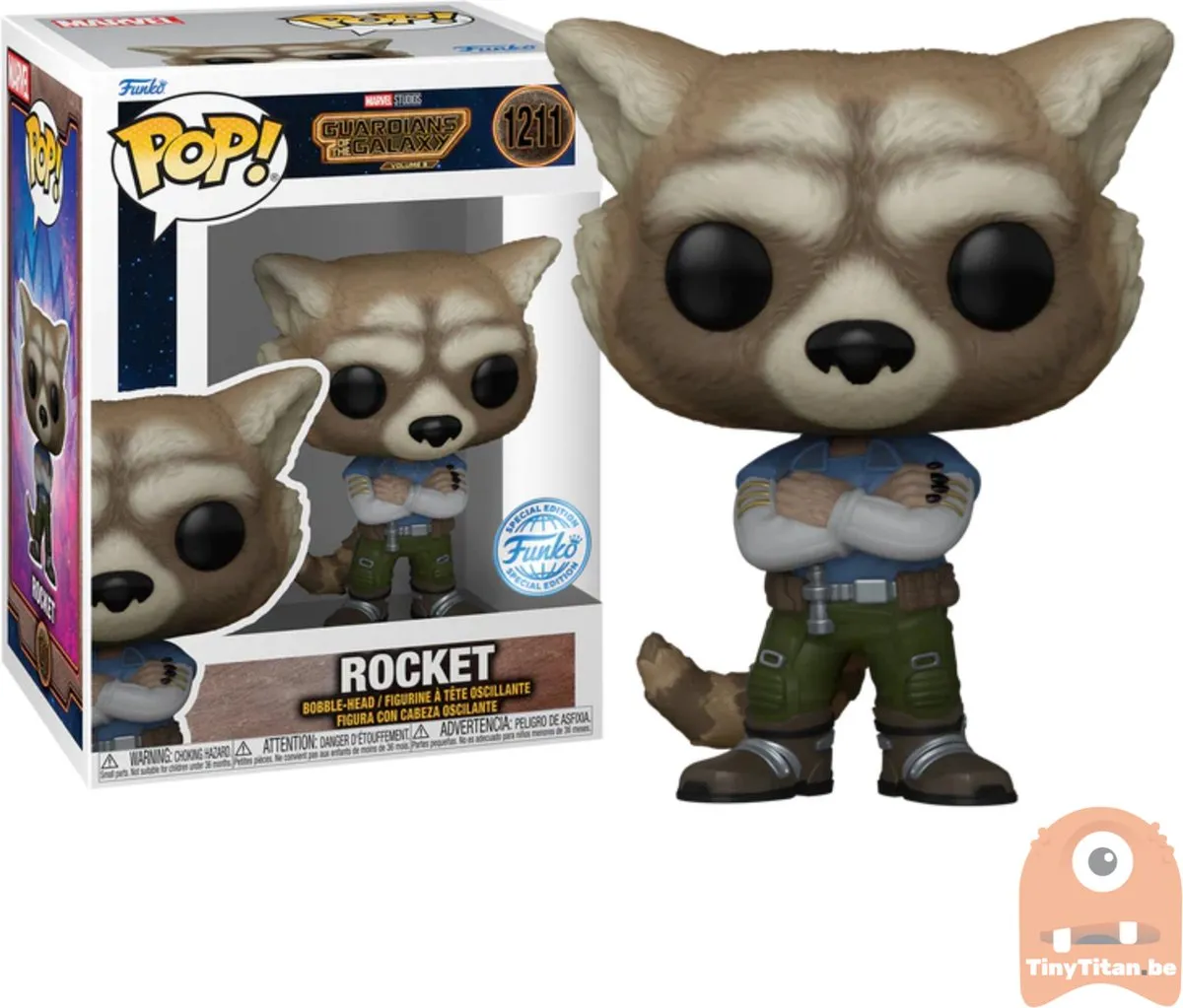 Marvel Guardians of the Galaxy Vol. 3 POP! Rocket Special Edition - 9cm