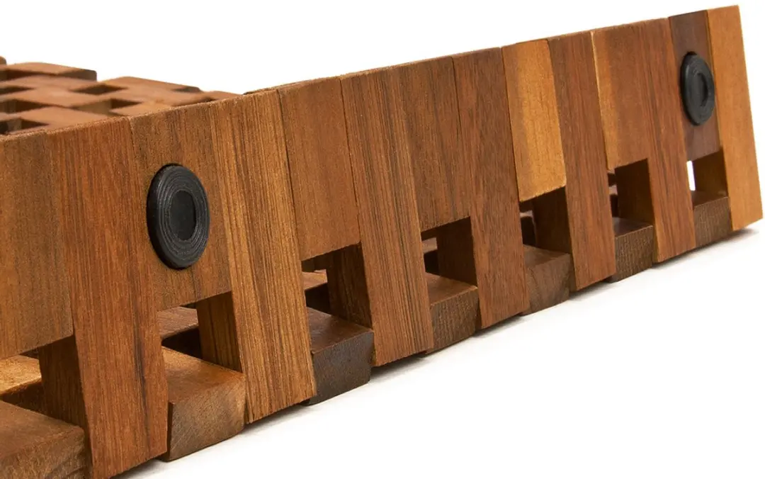 Deuba Badmat Acaciahout 80x50cm - 2 Stuks - afbeelding 6 van 6