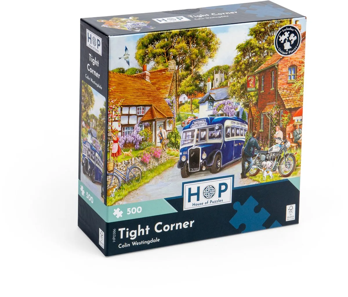 House of Puzzles Tight Corner Legpuzzel 500 Stuks - HP0386 - Multicolor