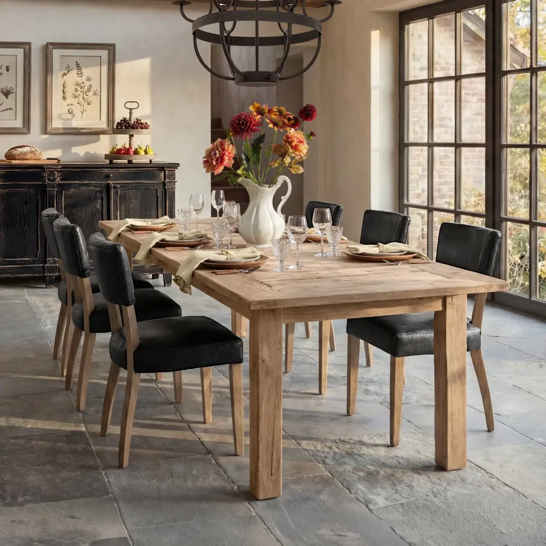 Loberon Tafel Amherst - 6 Personen - Bruin - afbeelding 6 van 6