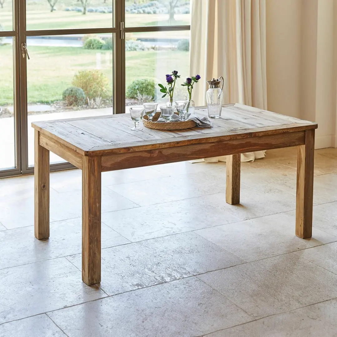Loberon Tafel Amherst - 6 Personen - Bruin - afbeelding 3 van 6