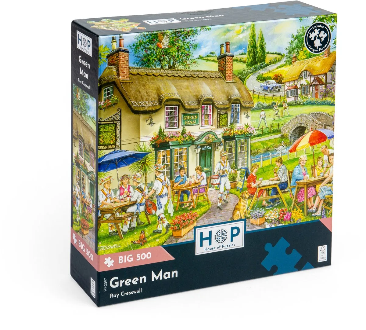 House of Puzzles Green Man Legpuzzel 500 Stuks - HP0397 Multicolor