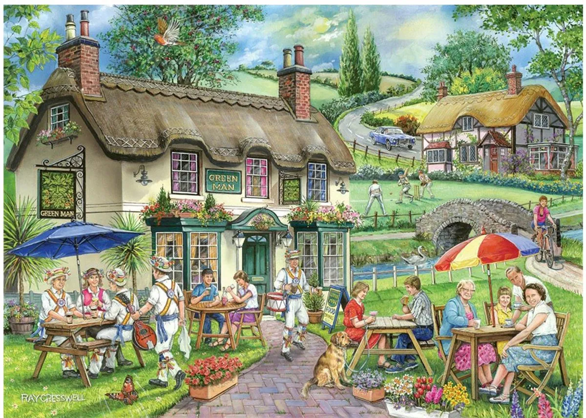 House of Puzzles Green Man Legpuzzel 500 Stuks