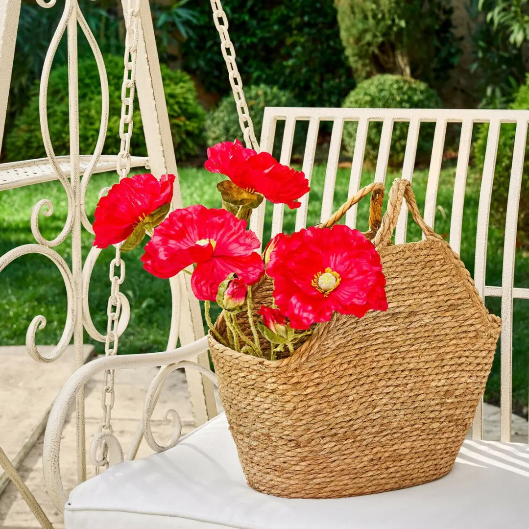 Loberon Decoratieve Bloemset 4x Doravela Rood - afbeelding 3 van 3