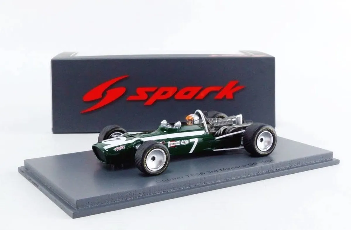 Formule 1 Cooper T86B #7 Monaco GP 1968 - 1:43 Spark - Multicolor