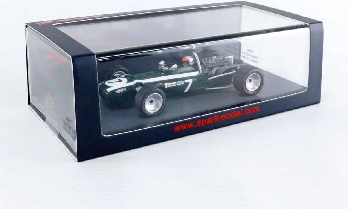 Formule 1 Cooper T86B #7 Monaco GP 1968 - 1:43 Spark - Multicolor