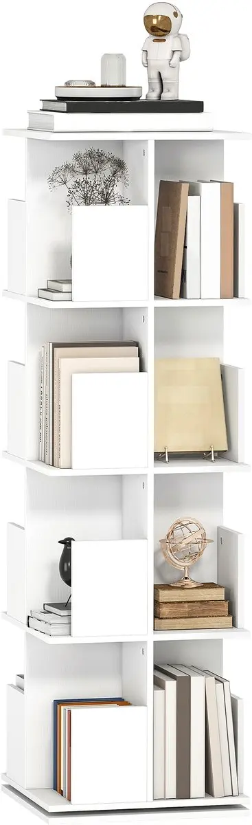 HOMCOM draaibare boekenkast