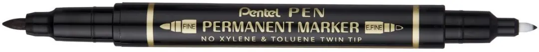 Pentel N75W-AE Permanente Marker Zwart