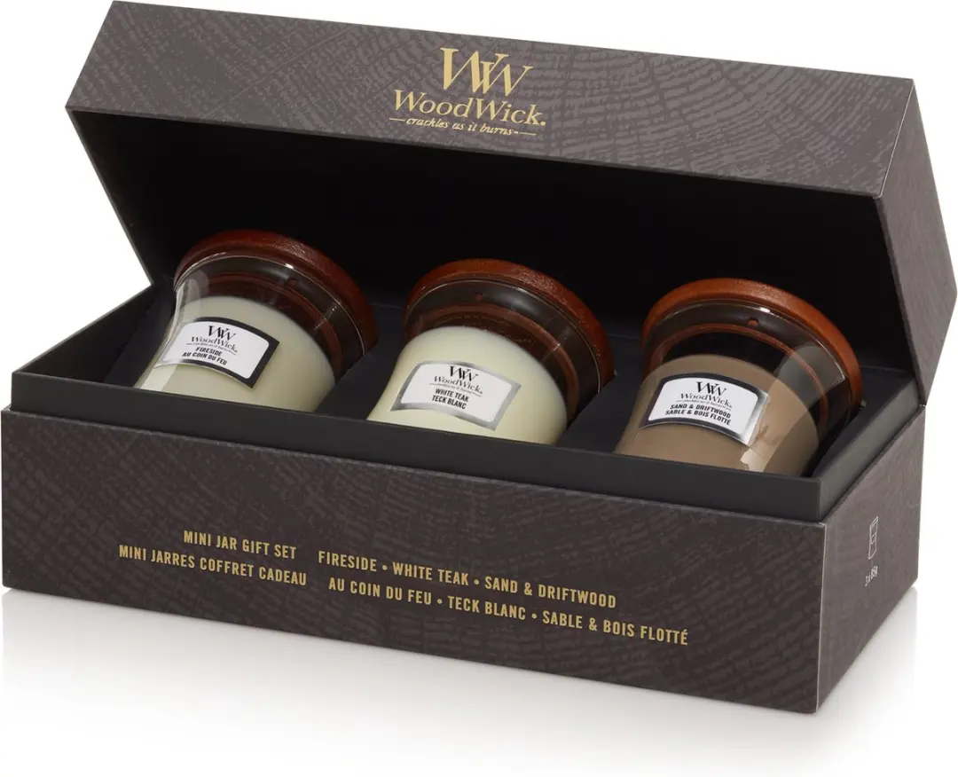 WoodWick Hourglass Geurkaars Deluxe Giftset