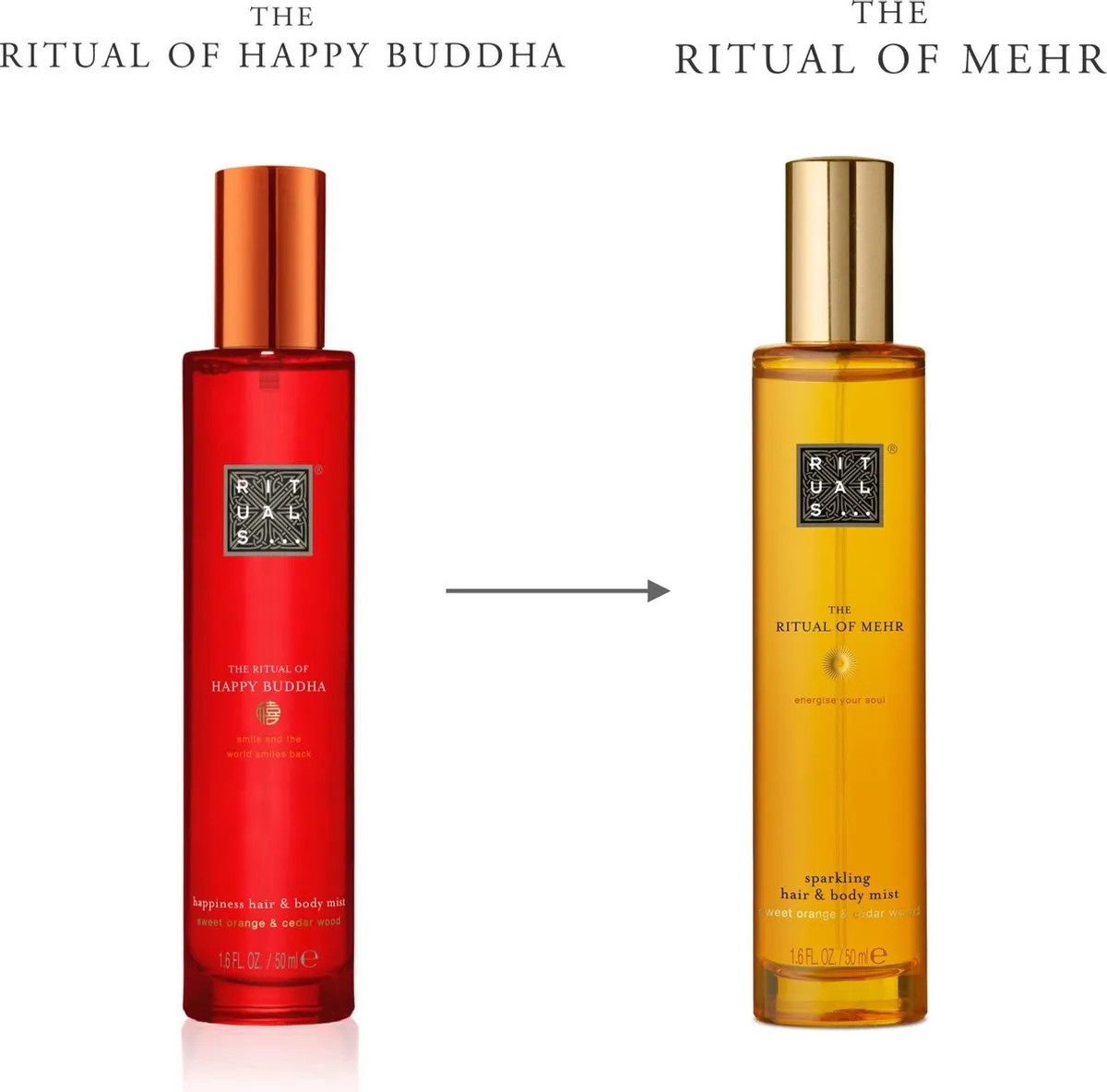 Rituals The Ritual of Mehr Hair & Body Mist 50ml - Zoete sinaasappel & cederhout