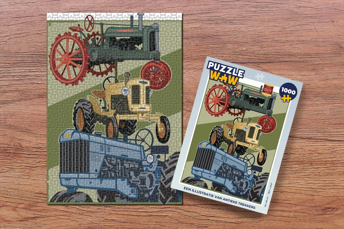 PuzzleWow Trekker Antiek Legpuzzel 1000 Stuks