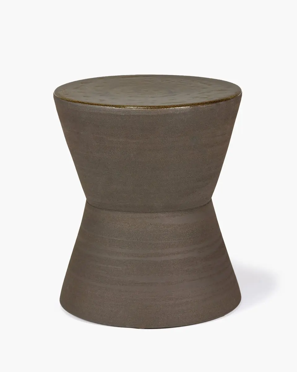 Serax Marie Michielssen Bijzettafel Pawn Sand Black 32 x 32 x 40 cm