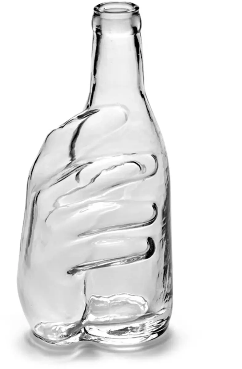 Serax Wouters & Hendrix Les Objets Mouleversants Edward fles 10x10.7cm H25.5 tra