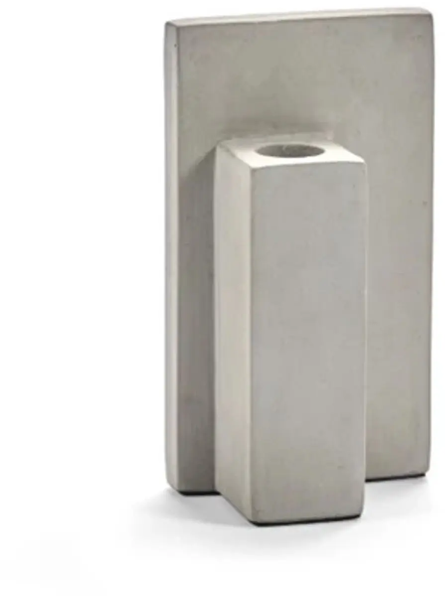 Serax Patrick Paris Werk kandelaar 9x5.5cm H15cm grijs