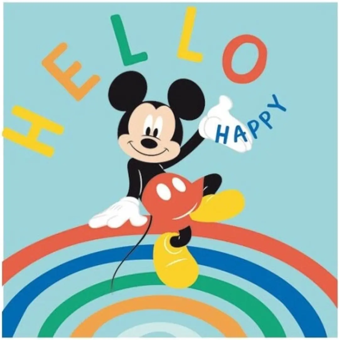 Disney Mickey Mouse Junior Kussen 40x40cm Groen - afbeelding 5 van 6