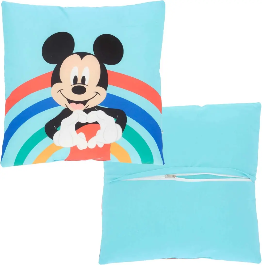 Disney Mickey Mouse Junior Kussen 40x40cm Groen - afbeelding 4 van 6