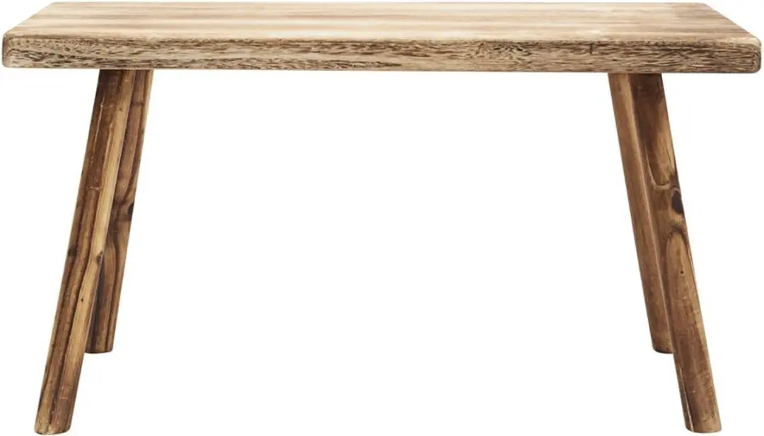 House Doctor Nadi Bankje - 43x38x81cm Paulownia - afbeelding 2 van 2