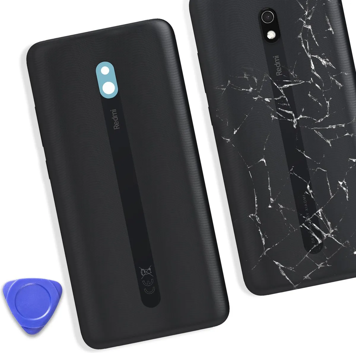 Xiaomi Redmi 8A Batterijdeksel - Zwart
