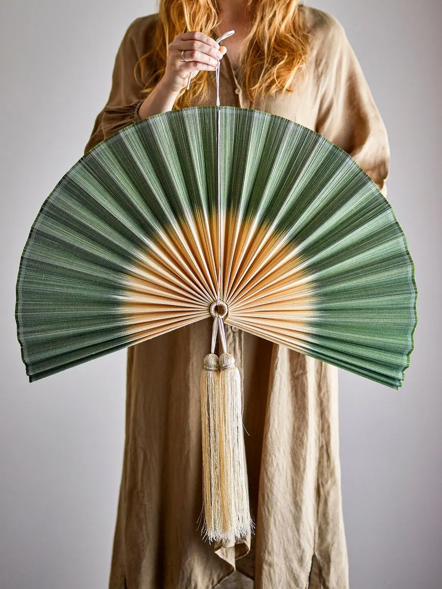 Bloomingville Jaime Wanddecoratie Bamboe Groen - afbeelding 5 van 5