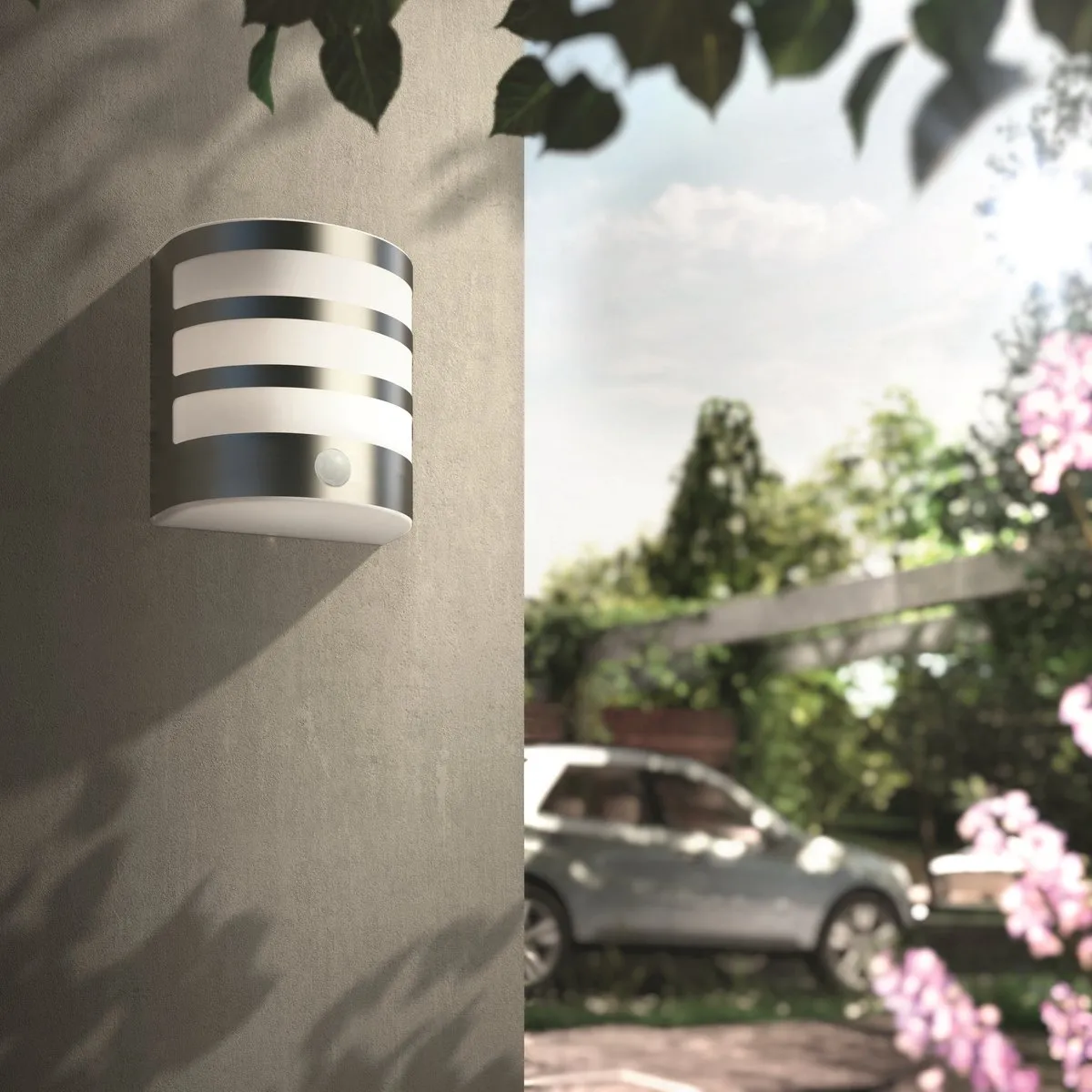 Philips Calgary Buitenwandlamp Sensor - Zilver - afbeelding 6 van 6